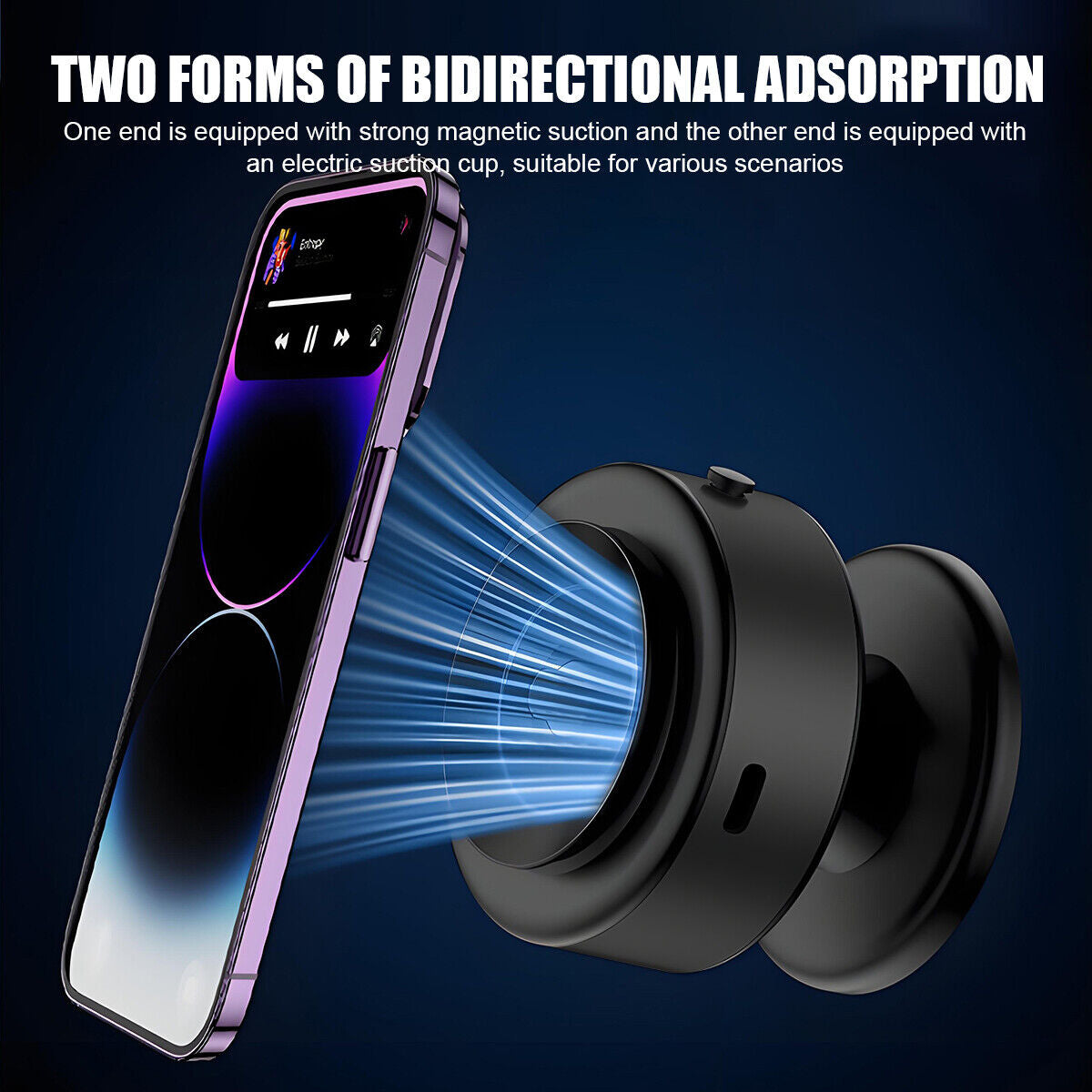 360° Rotation Electric Magnetic Phone Holder