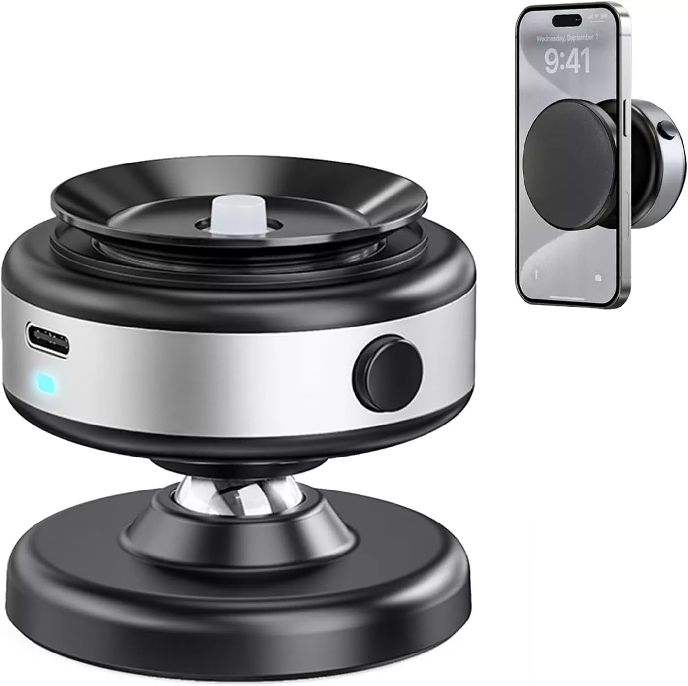 360° Rotation Electric Magnetic Phone Holder