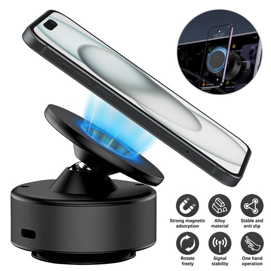 360° Rotation Electric Magnetic Phone Holder 